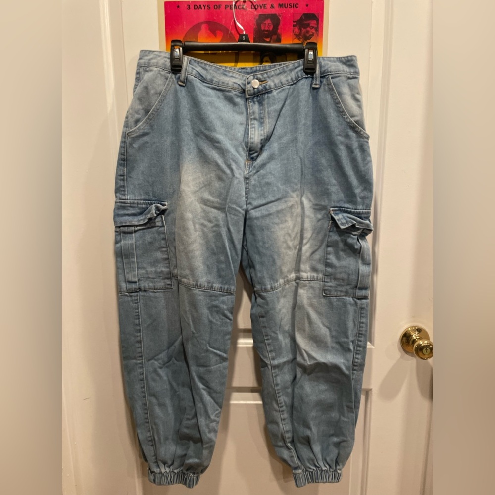 Shein Baggy Cargo Jeans Oversized